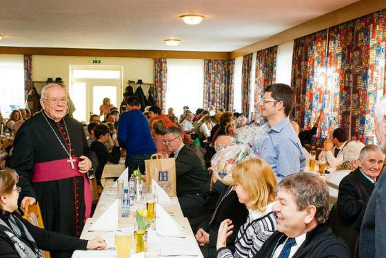 Das Fest klang im Pfarrheim gemütlich aus.