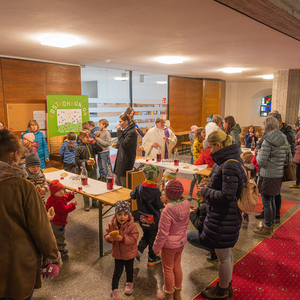 Abendmahlfeier für Kinder / Foto Haijes Am Nachmittag des Gründonnerstags fand eine Abendmahlfeier für Kinder in der Pfarrkirche statt.