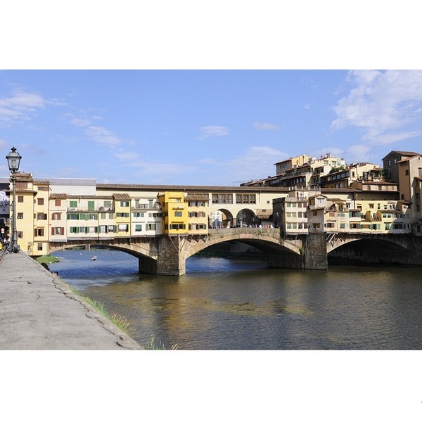 Brücke Ponte Vecchio über den Arno in Florenz