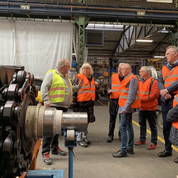 Besuch bei der ÖBB / Treffpunkt mensch & arbeit Linz-Mitte