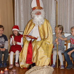 Heiliger Nikolaus unterwegs
