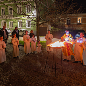 Osternacht 2024 / Foto Haijes Auferstehungsfeier 2024 in der Pfarre Kirchorf/Krems