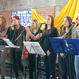 Firmlingsvesper in Neuhofen an der Krems. / KJ Region Ennstal Die Band 'Jamsound' spielte bei der Firmlingsvesper in Neuhofen an der Krems.